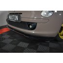 Front Ansatz V.2 passend für FIAT 500 HATCHBACK vor Facelift schwarz Hochglanz