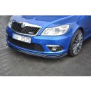 Front Ansatz V.2 passend für Skoda Octavia RS Mk2 FL schwarz Hochglanz