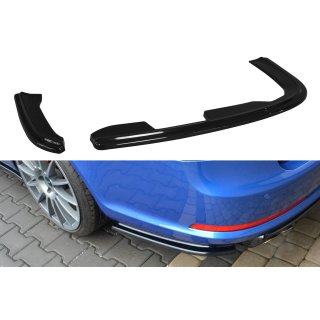 Heck Ansatz Flaps Diffusor passend für Skoda Octavia RS Mk2 / Mk2 FL Sedan / Combi Carbon Look