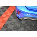 Heck Ansatz Flaps Diffusor V.1 passend für Ford Focus ST-Line schwarz matt