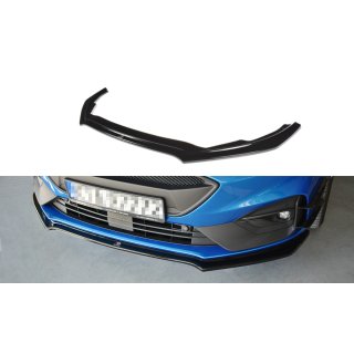 Front Ansatz V.1 passend für Ford Focus ST / ST-Line Mk4 schwarz Hochglanz