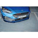 Front Ansatz V.1 passend für Ford Focus ST / ST-Line Mk4 schwarz Hochglanz