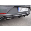 Diffusor Heck Ansatz passend für SEAT LEON MK3 CUPRA FACELIFT Carbon Look