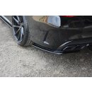 Heck Ansatz Flaps Diffusor passend für MERCEDES- BENZ C43 AMG W205 schwarz Hochglanz