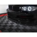 Front Ansatz V.1 passend für BMW 1er E82 FACELIFT M Paket  schwarz matt