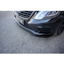 Front Ansatz V.1 passend für Mercedes S-KLASSE AMG-LINE W222 schwarz matt