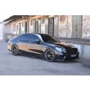 Seitenschweller Ansatz passend für Mercedes S-KLASSE AMG-LINE W222 schwarz matt