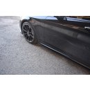 Seitenschweller Ansatz passend für Mercedes S-KLASSE AMG-LINE W222 schwarz matt