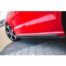 Seitenschweller Ansatz passend für  VOLKSWAGEN POLO MK5 GTI 6R vor Facelift schwarz Hochglanz