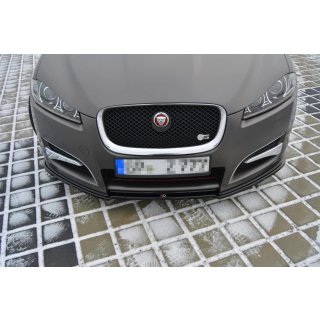 Front Ansatz passend für JAGUAR XF (X250) MK1 SPORTBRAKE S-PACK schwarz matt