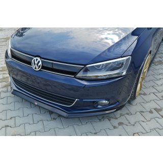 Front Ansatz V.2 passend für VOLKSWAGEN JETTA MK6 SEDAN vor Facelift Carbon Look