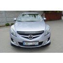 Front Ansatz passend für MAZDA 6 MK2 SPORT HATCH (GH-SERIES) vor Facelift schwarz Hochglanz