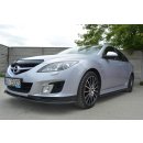 Front Ansatz passend für MAZDA 6 MK2 SPORT HATCH (GH-SERIES) vor Facelift schwarz Hochglanz