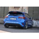 Diffusor Heck Ansatz passend für Ford Focus ST-Line Mk4 Carbon Look