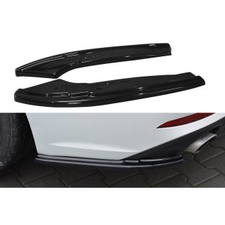 Heck Ansatz Flaps Diffusor passend für Audi A5 S-Line F5 Sportback  Carbon Look