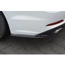 Heck Ansatz Flaps Diffusor passend für Audi A5 S-Line F5 Sportback  schwarz Hochglanz