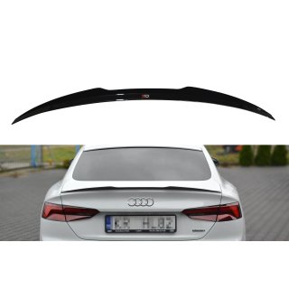 Spoiler CAP passend für Audi A5 S-Line F5 Sportback Carbon Look