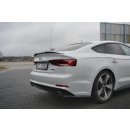 Spoiler CAP passend für Audi A5 S-Line F5 Sportback Carbon Look