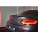 Spoiler CAP passend für MERCEDES- BENZ C-KLASSE W205 COUPE AMG-LINE Carbon Look