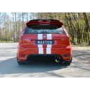 Heck Ansatz Flaps Diffusor passend für Ford Fiesta ST Mk6 schwarz matt