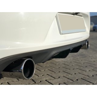 Diffusor Heck Ansatz passend für OPEL ASTRA K OPC-LINE Carbon Look