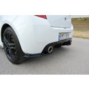 Heck Ansatz Flaps Diffusor passend für RENAULT CLIO MK3 RS FACELIFT schwarz matt