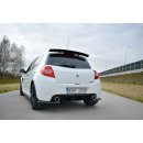 Heck Ansatz Flaps Diffusor passend für RENAULT CLIO MK3 RS FACELIFT schwarz Hochglanz