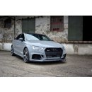 Front Ansatz V.2 passend für Audi RS3 8V FL Sedan schwarz Hochglanz