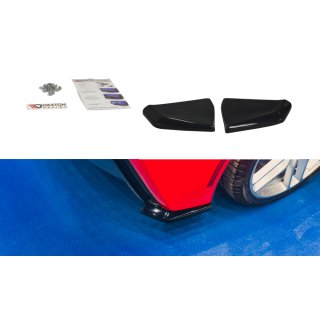 Heck Ansatz Flaps Diffusor V.1 passend für CHEVROLET CORVETTE C7  schwarz matt