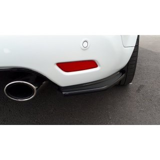 Heck Ansatz Flaps Diffusor passend für Ford S-Max Titanium Mk1 FL schwarz matt