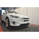 Front Ansatz V.2 passend für TESLA MODEL X schwarz matt