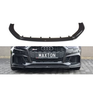 Front Ansatz V.2 passend für Audi RS3 8V FL Sportback schwarz matt