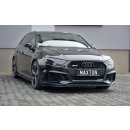 Front Ansatz V.2 passend für Audi RS3 8V FL Sportback schwarz matt