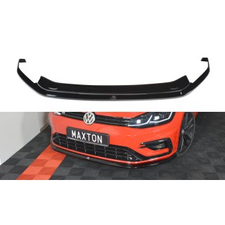 Front Ansatz V.6 passend für VW GOLF 7 R FACELIFT  schwarz Hochglanz