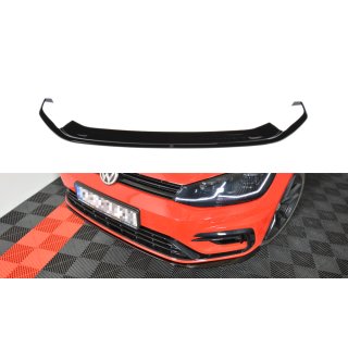 Front Ansatz V.7 passend für VW GOLF 7 R FACELIFT  schwarz matt