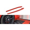 Heck Ansatz Flaps Diffusor V.2 passend für VW GOLF 7 R VARIANT FACELIFT  Carbon Look