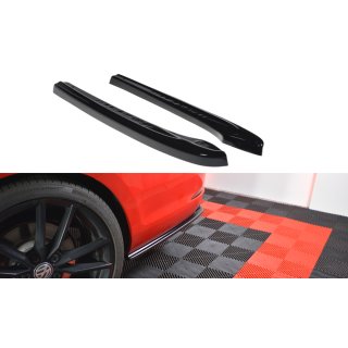 Heck Ansatz Flaps Diffusor V.1 passend für VW GOLF 7 R VARIANT FACELIFT  schwarz Hochglanz