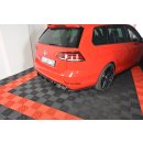 Heck Ansatz Flaps Diffusor V.1 passend für VW GOLF 7 R VARIANT FACELIFT  schwarz matt