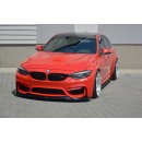 Front Ansatz V.1 passend für BMW M3 F80  schwarz matt