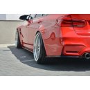 Heck Ansatz Flaps Diffusor V.1 passend für BMW M3 F80 schwarz Hochglanz