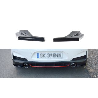 Heck Ansatz Flaps Diffusor passend für HYUNDAI I30 Mk3 N  schwarz matt