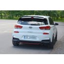 Heck Ansatz Flaps Diffusor passend für HYUNDAI I30 Mk3 N  Carbon Look