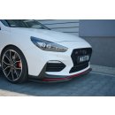 Front Splitter V.2 Hyundai I30 N Mk3 Hatchback / Fastback schwarz Hochglanz