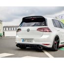 Diffusor Heck Ansatz passend für VW GOLF Mk7 GTI CLUBSPORT schwarz matt