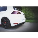 Diffusor Heck Ansatz passend für VW GOLF Mk7 GTI CLUBSPORT Carbon Look