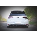 Diffusor Heck Ansatz passend für VW GOLF Mk7 GTI CLUBSPORT Carbon Look