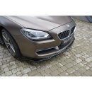 Front Ansatz passend für BMW 6er GRAN COUPÉ schwarz matt