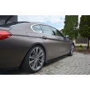 Seitenschweller Ansatz passend für BMW 6er GRAN COUPÉ schwarz matt