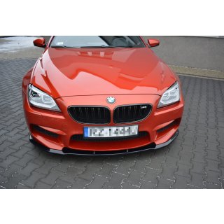 Front Ansatz passend für BMW M6 GRAN COUPÉ schwarz matt