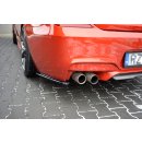 Heck Ansatz Flaps Diffusor passend für BMW M6 GRAN COUPÉ Carbon Look